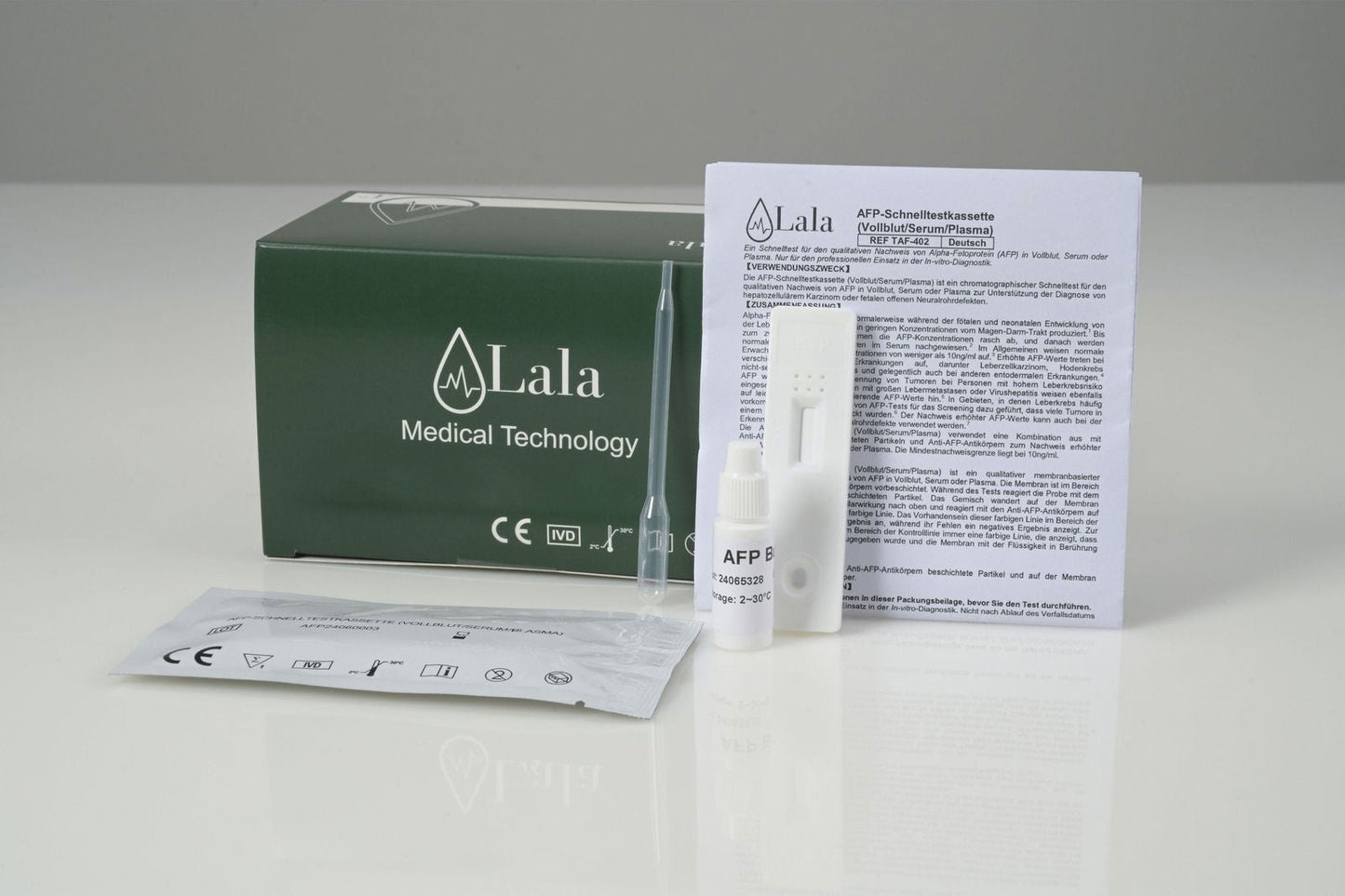 AFP-Schnelltestkassetten (Vollblut/Serum/Plasma) - Lala Medical Technology GmbH