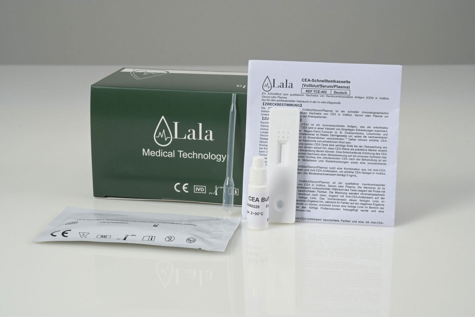 CEA Schnelltestkassetten (Vollblut/Serum/Plasma) - Lala Medical Technology GmbH