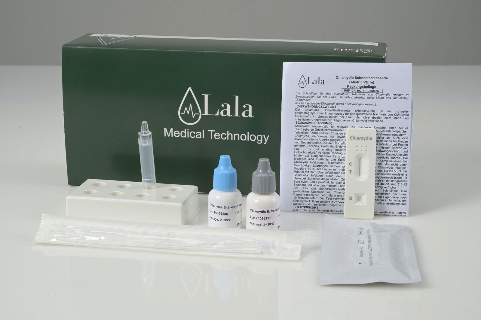 Chlamydia Schnelltestkassetten (Abstrich/Urin) - Lala Medical Technology GmbH