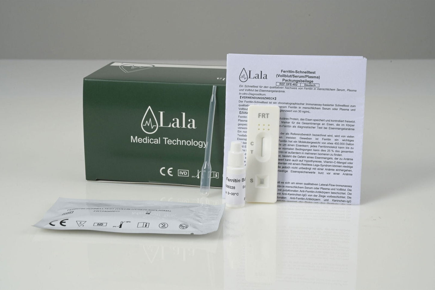 Ferritin-Schnelltests (Vollblut/Serum/Plasma) - Lala Medical Technology GmbH