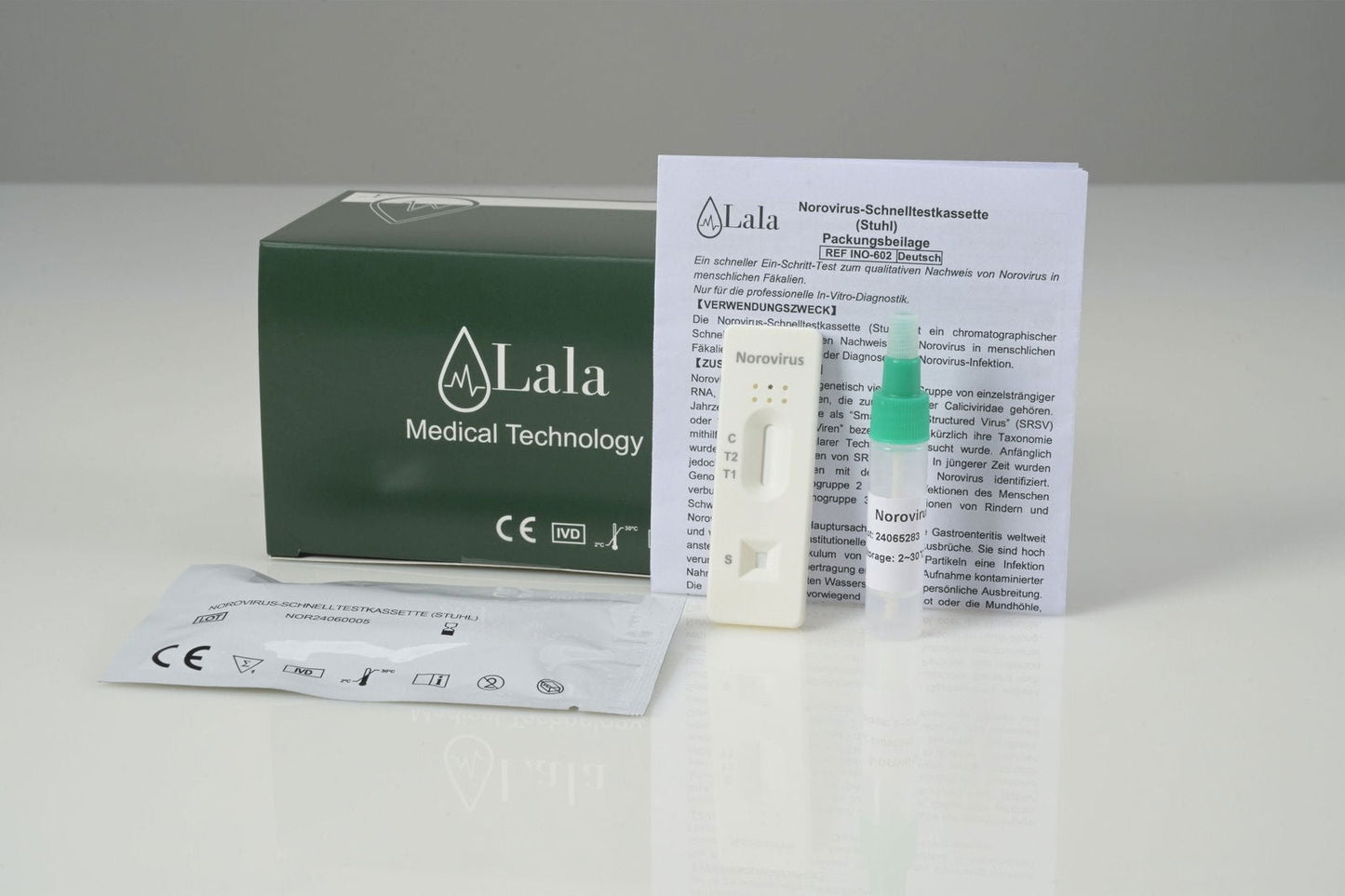 Norovirus Schnelltestkassetten (Stuhl) - Lala Medical Technology GmbH