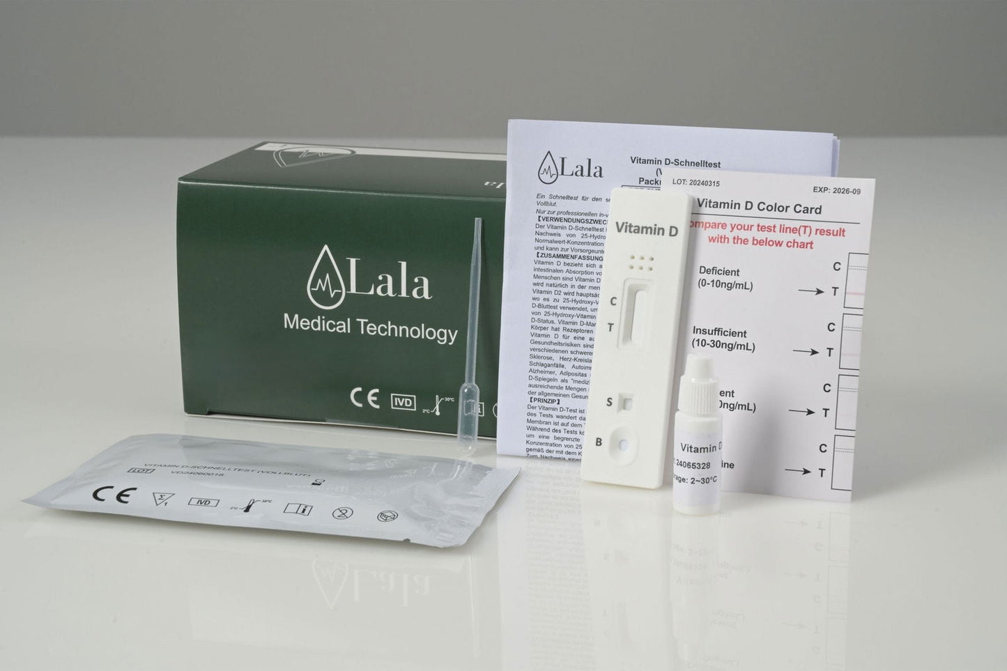 Vitamin D Schnelltests (Vollblut) - Lala Medical Technology GmbH